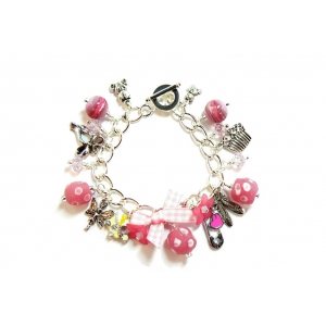 Its a Girl Themed Charm Bracelet Its a Girl Themed Charm Bracelet